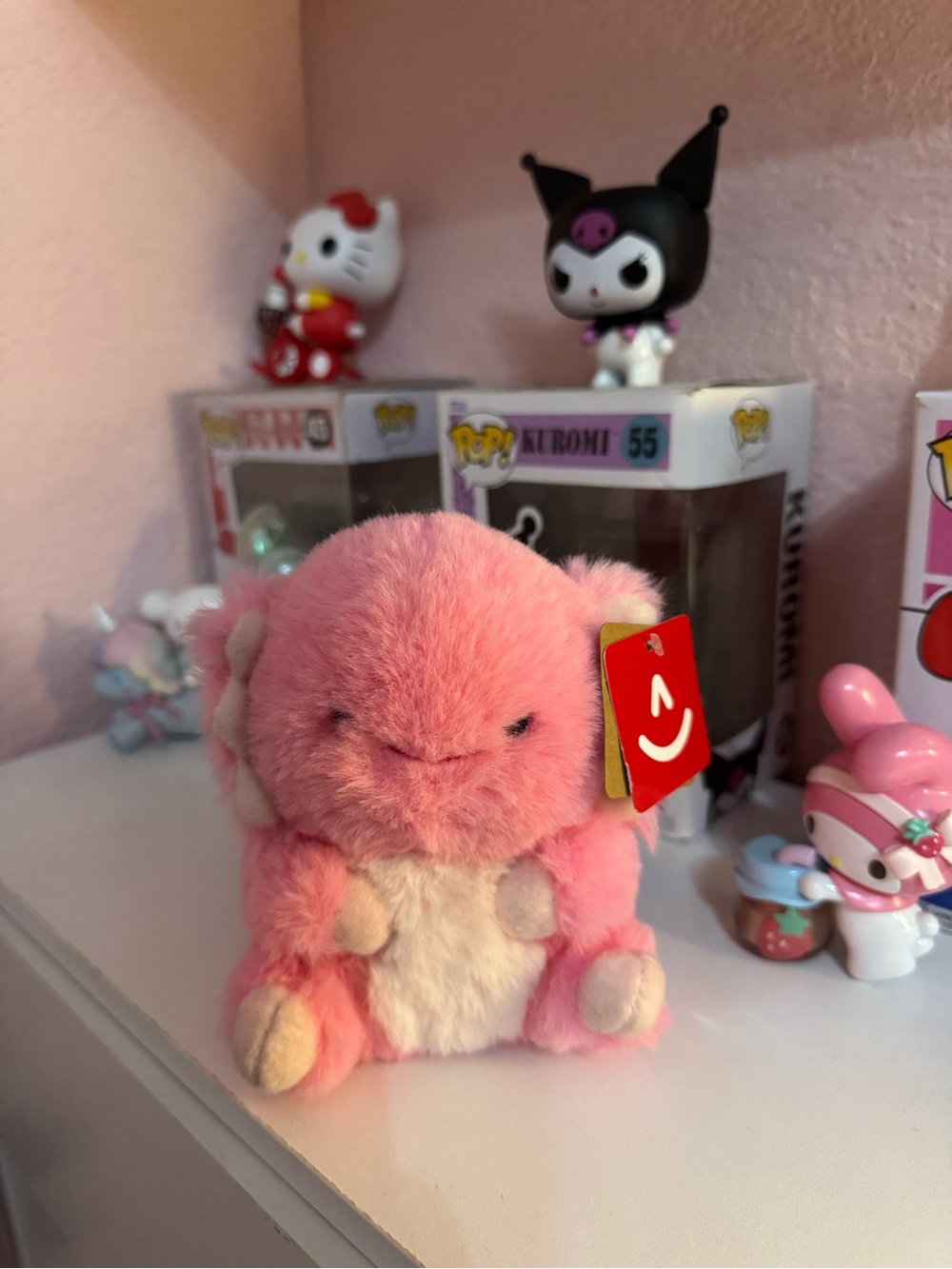 Plush Pink Small Pet Plush Toy - Soft Comfortable Stuffed Animal